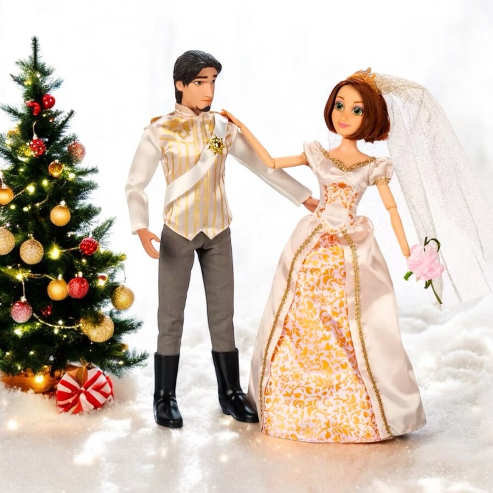 Disney Parks- Rapunzel and Eugene Wedding Doll
Set - Tangled ( Deluxe Set) - Picture 2 of 4